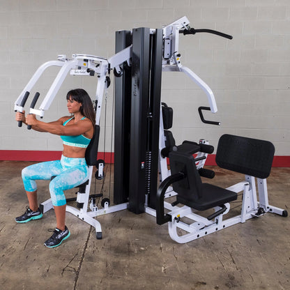 Body Solid EXM3000LPS Commercial Double Stack Gym - 3 Station